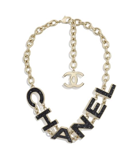 chanel necklace costume jewelry|chanel long necklace with logo.